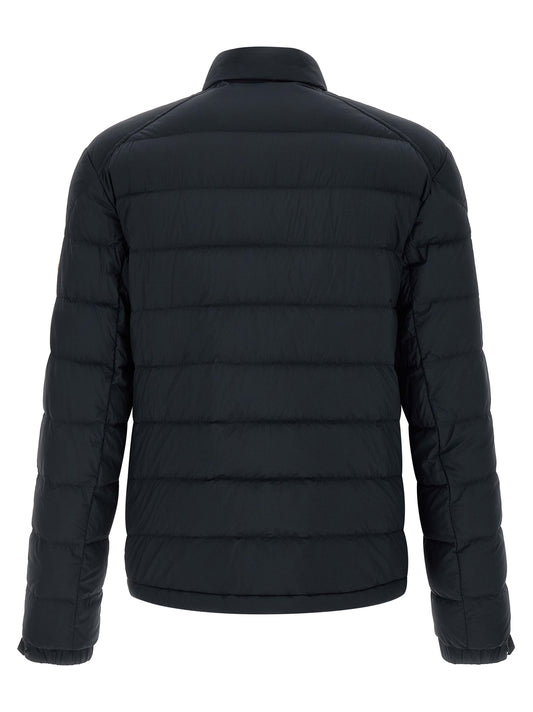 Moncler Blue Polyamide Full-Length Jacket