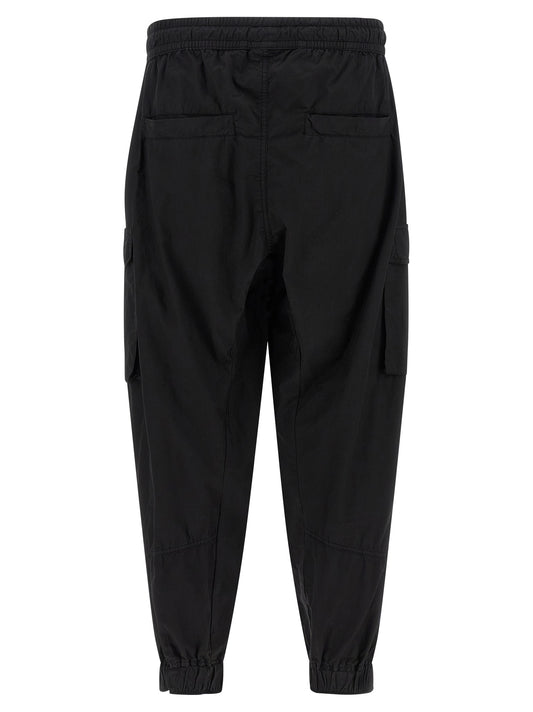 Thom Krom Black Organic Cotton Cargo Pants