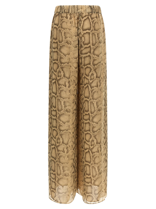 The Andamane Beige Polyester Pants