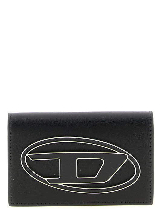 Diesel Black Leather Cardholder
