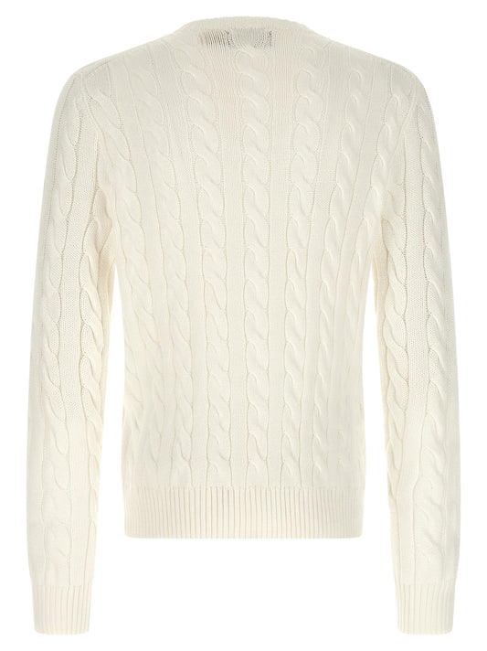 Polo Ralph Lauren White Cotton Cardigan