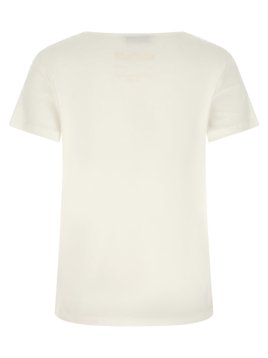 'S Max Mara White Cotton T-Shirt