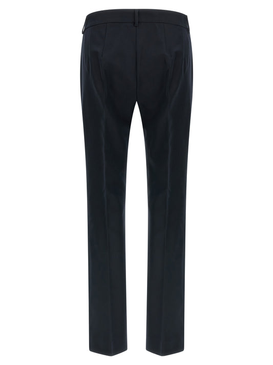 'S Max Mara Blue Cotton Flared Pants