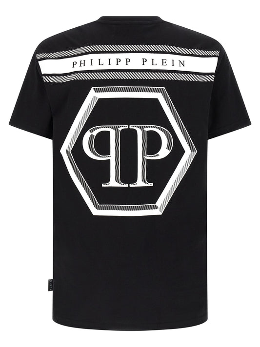 Philipp Plein Black Cotton T-Shirt