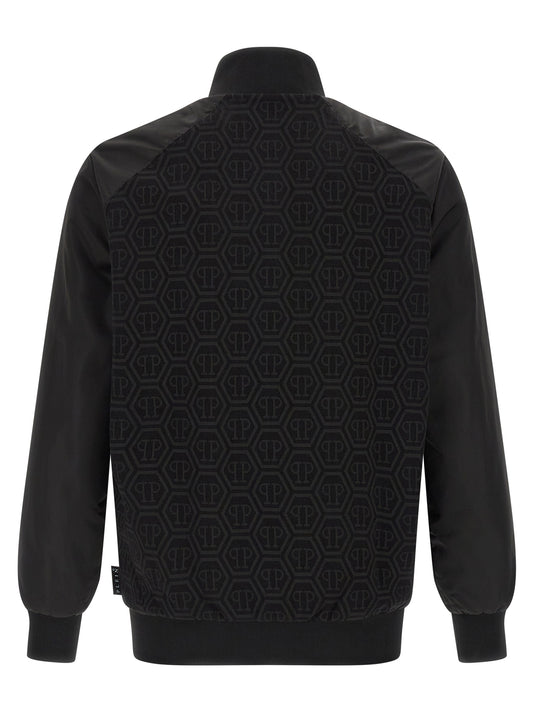 Philipp Plein Black Cotton Sweatshirt