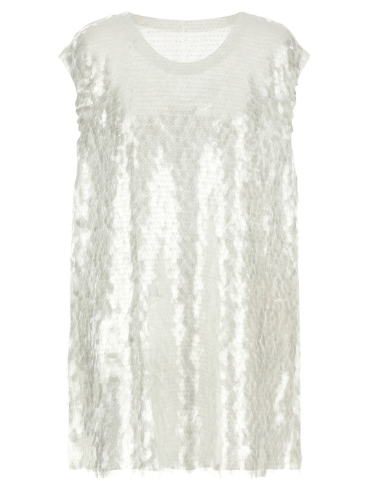 Norma Kamali White Polyamide Tank Tops