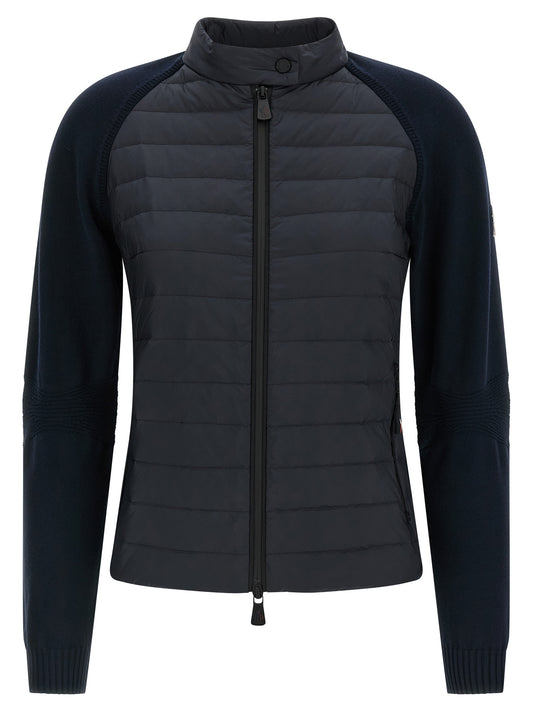 Moncler Grenoble Blue Polyamide Cardigan