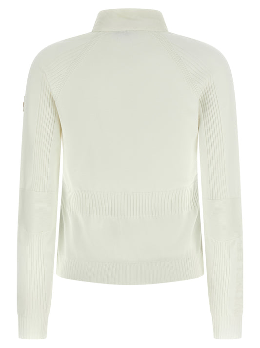 Moncler Grenoble White Polyamide Cardigan
