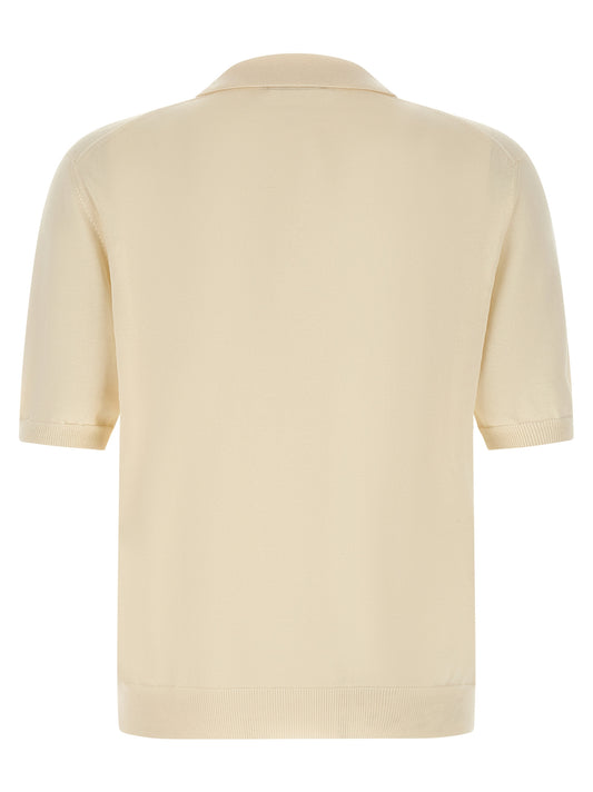 ZANONE Beige Cotton Polo Shirt
