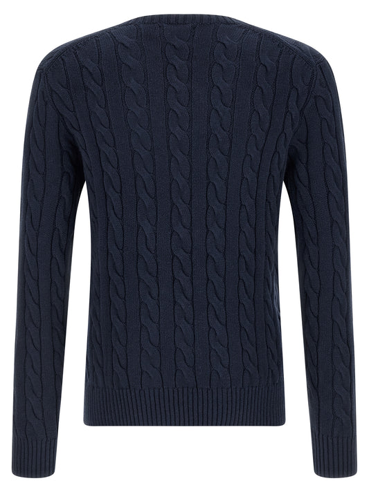 Polo Ralph Lauren Blue Cotton Cardigan