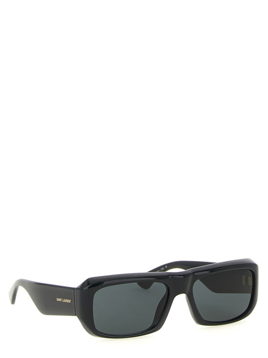Saint Laurent Black Acetate Sunglasses
