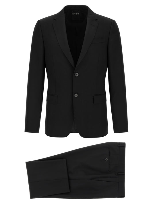 ZEGNA Black Wool Blazer