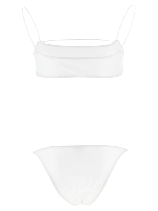 ALLIS White Polyester Bikini