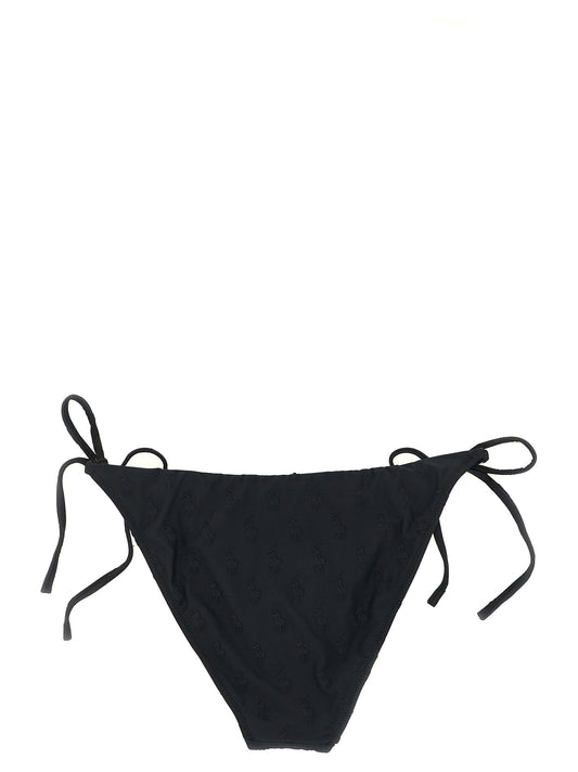 Polo Ralph Lauren Black Recycled Polyester Bikini