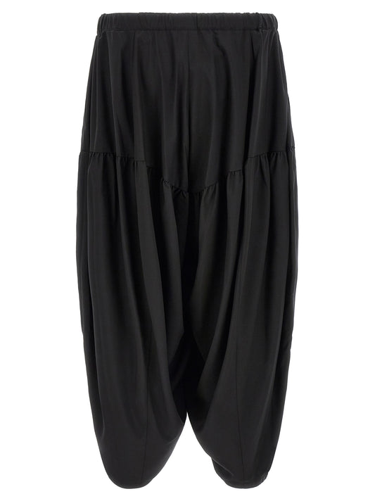 Comme Des Garçons Black Polyester Casual Pants