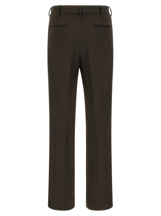 SECOND/LAYER Brown Polyester Casual Pants