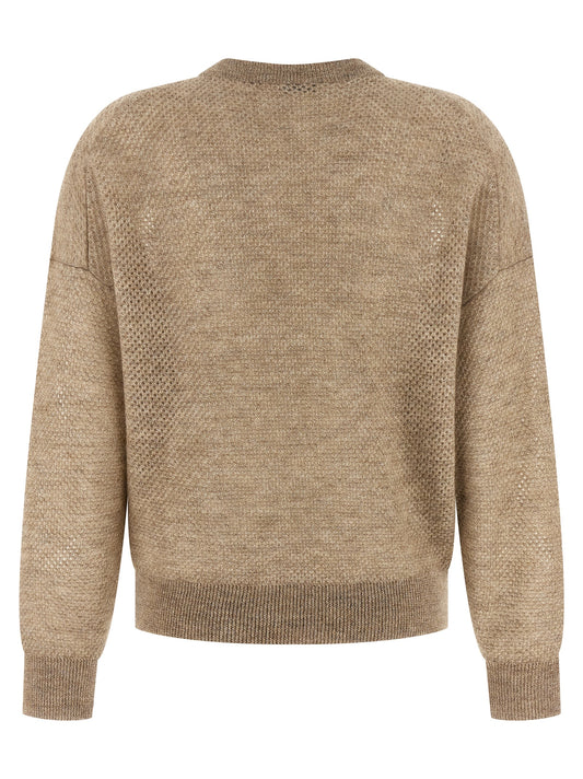 Brunello Cucinelli Beige Wool Cardigan