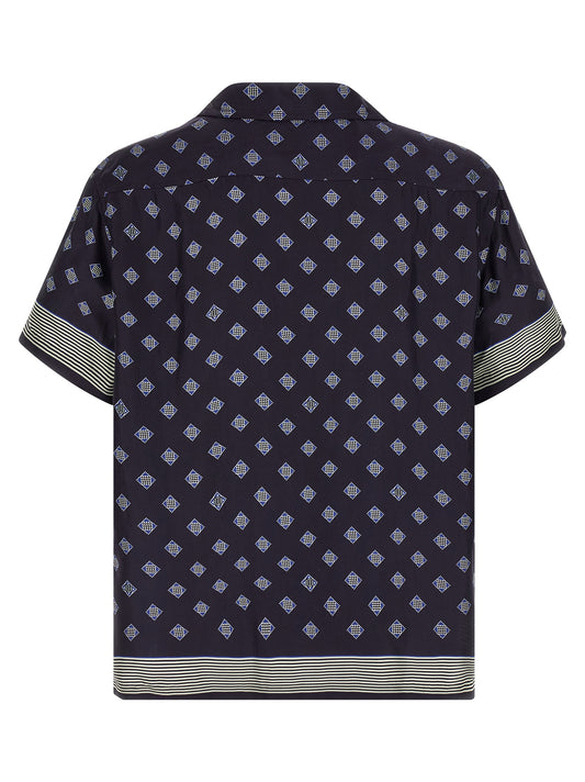 BODE Blue Silk Blouse