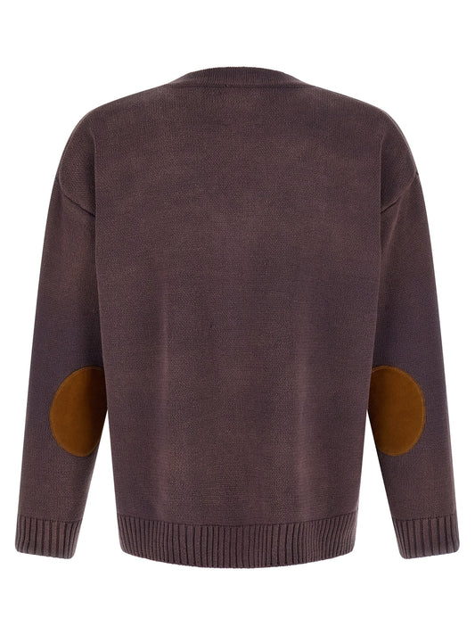 FOUND Brown Cotton Cardigan