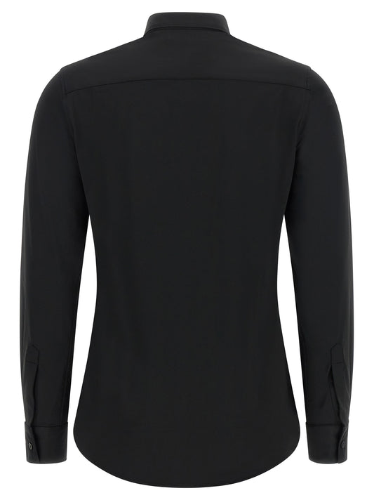 XACUS Black Polyamide Blouse