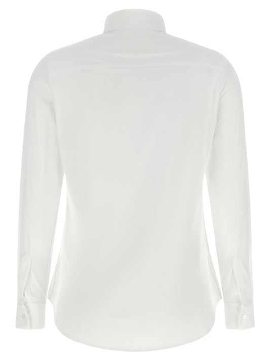 XACUS White Polyamide Blouse