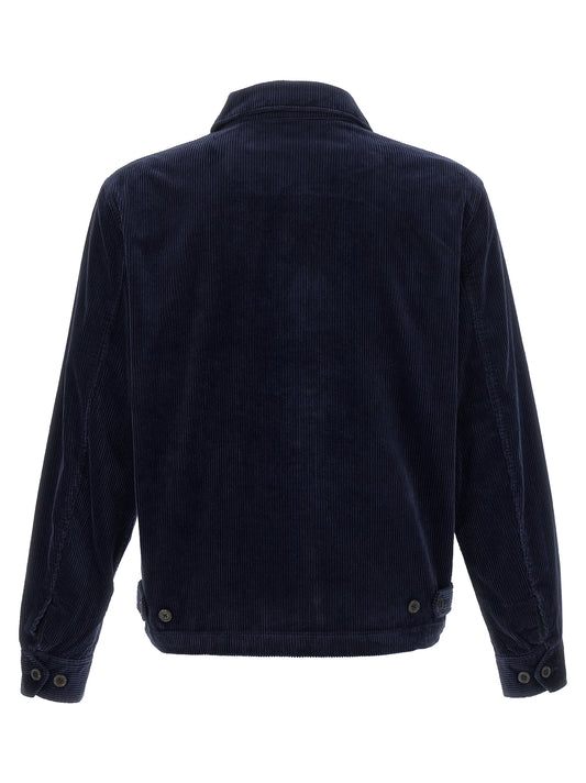 Polo Ralph Lauren Blue Cotton Full-Length Jacket