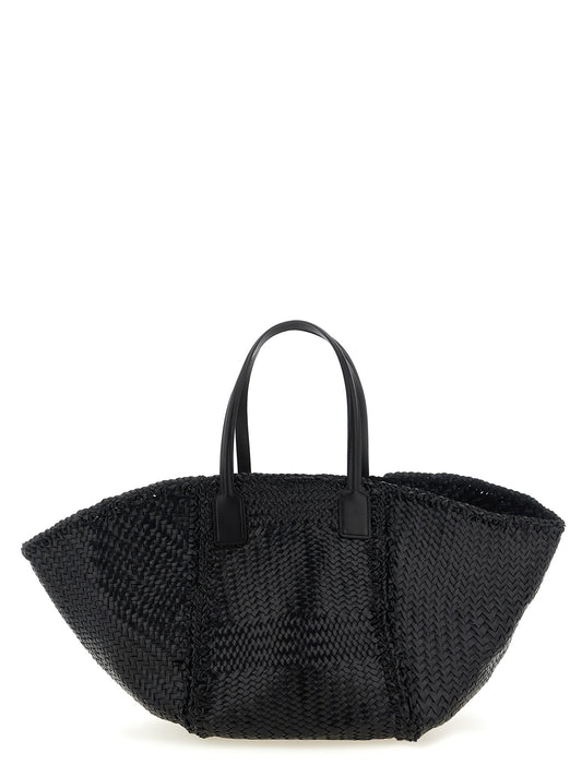 Dragon Diffusion Black Calfskin Tote Bag