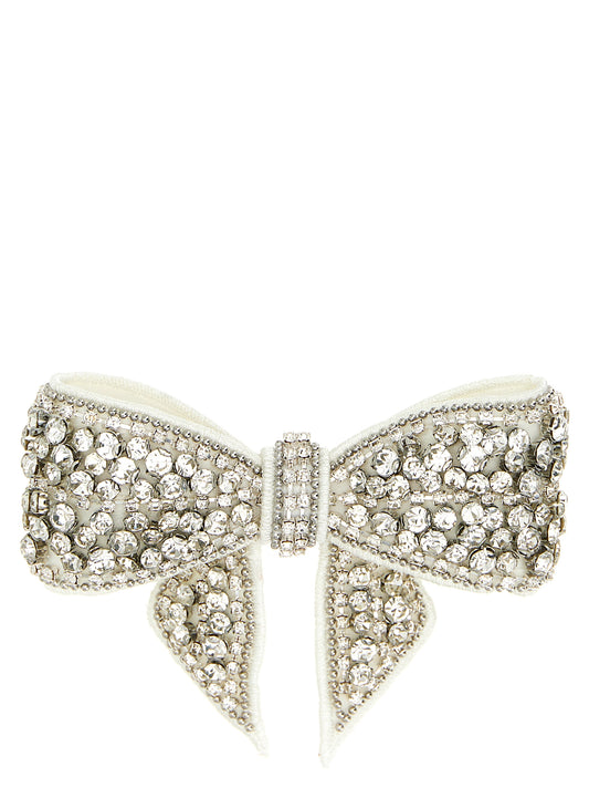 Self-Portrait White Polyester Hair Clip