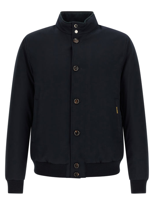 MooRER Blue Wool Bomber