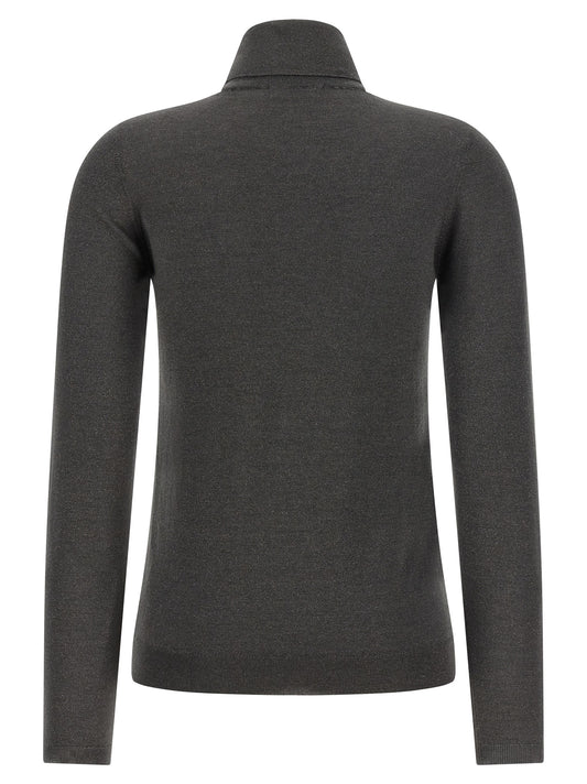 Brunello Cucinelli Gray Cashmere Cardigan