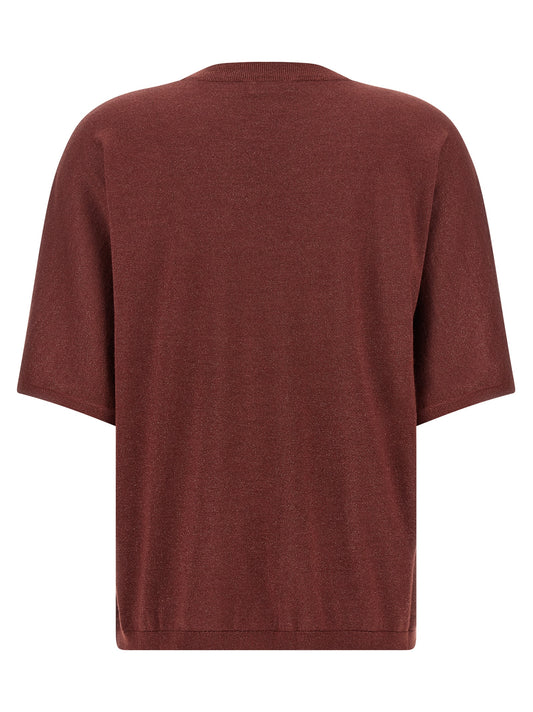 Brunello Cucinelli Bordeaux Cashmere Cardigan