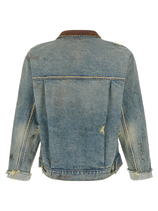 PALY Blue Cotton Denim Jacket