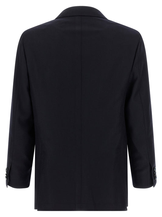 Kiton Blue Virgin Wool Two-Piece Suit