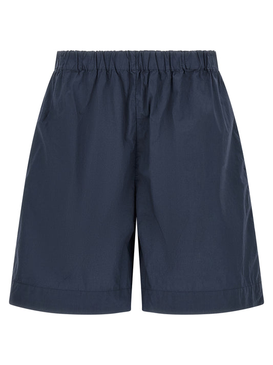 XACUS Blue Cotton Bermuda Shorts