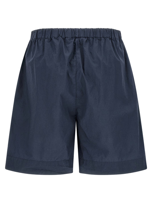XACUS Blue Cotton Bermuda Shorts