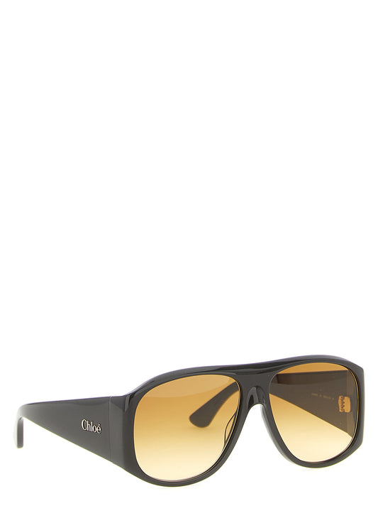 Chloé Brown Acetate Sunglasses