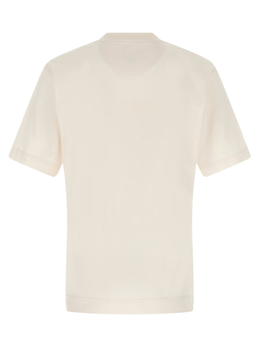 Fendi White Cotton T-Shirt