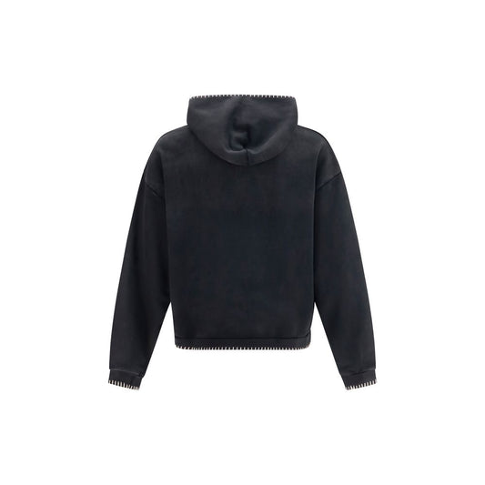 FOUND Black Cotton Sweatshirt