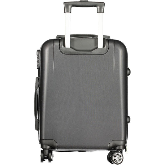 Laura Biagiotti Black Polyurethane Women's Travel Bag