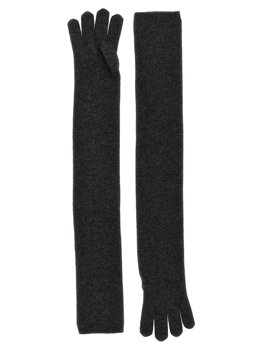 Max Mara Gray Cashmere Gloves