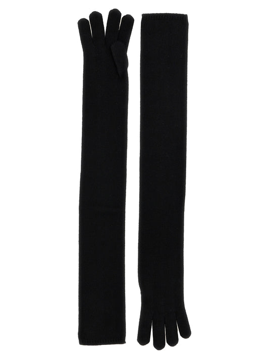 Max Mara Black Cashmere Gloves