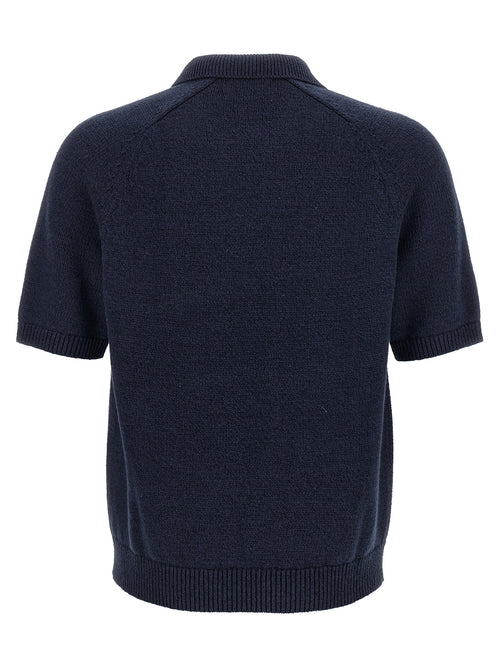 Polo Ralph Lauren Blue Linen Cardigan