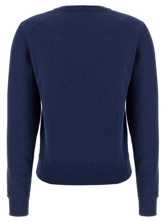 Valentino Garavani Blue Cotton Sweatshirt