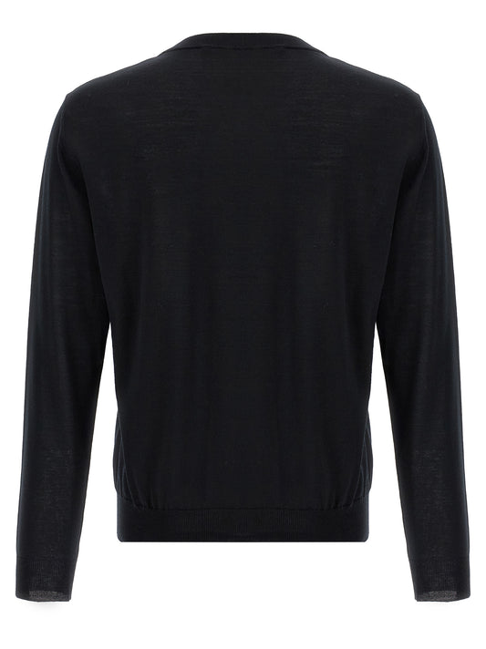 Valentino Garavani Black Virgin Wool Cardigan