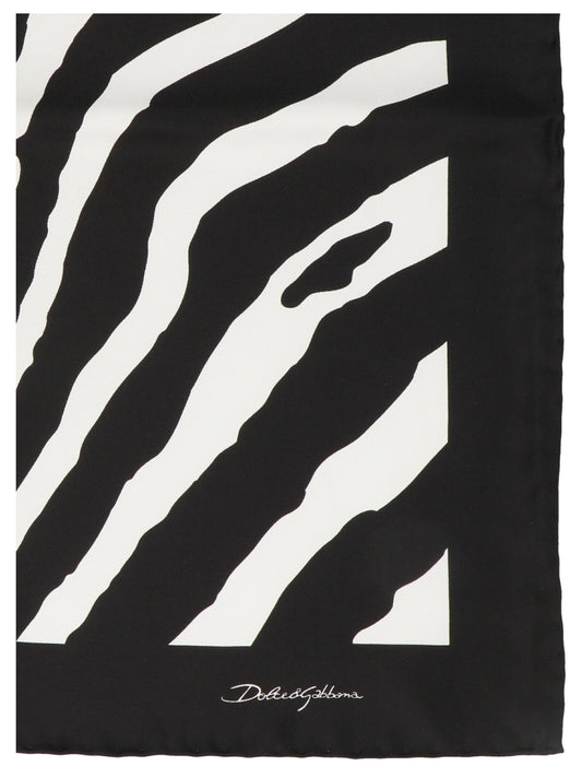 Dolce & Gabbana Bicolor Silk Scarf