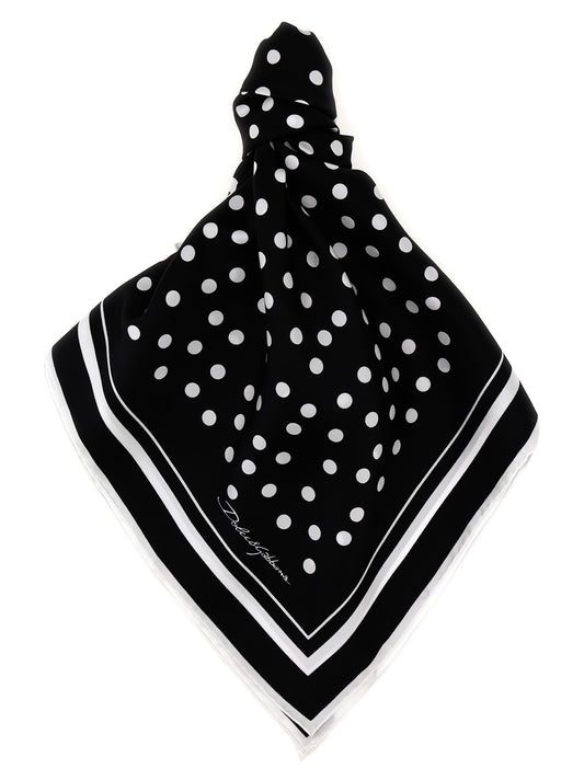 Dolce & Gabbana Bicolor Silk Scarf