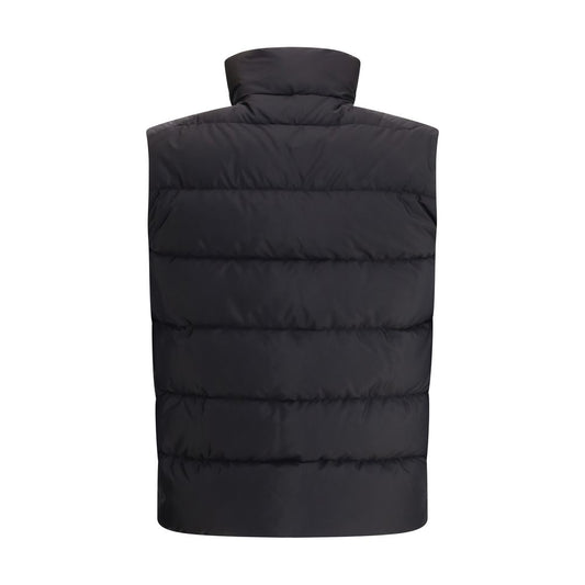 Prada Black Recycled Polyamide Sleeveless Jacket