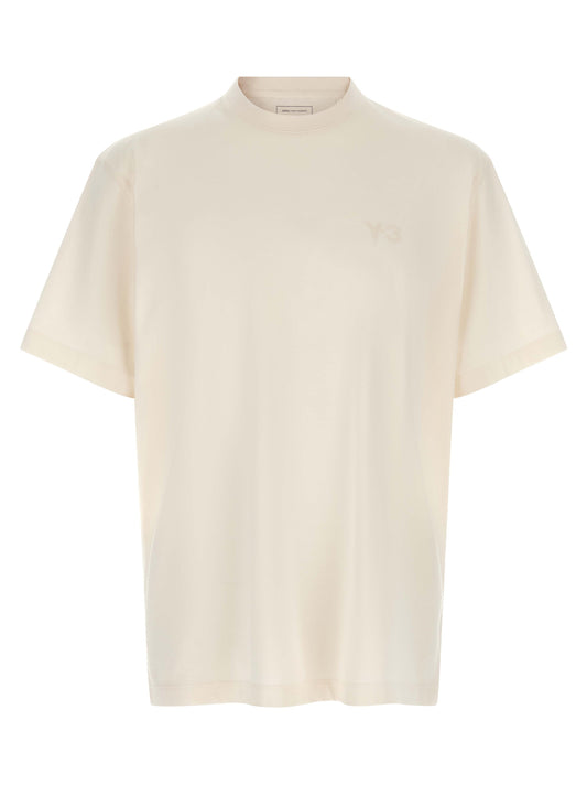 Y-3 White Cotton T-Shirt