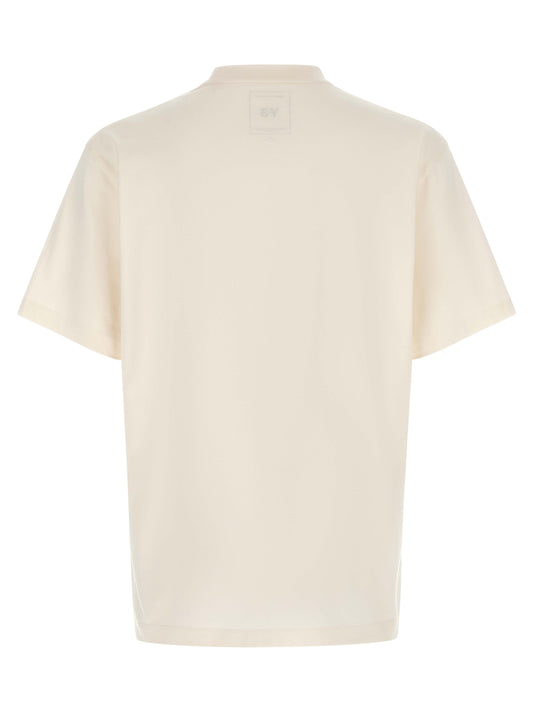 Y-3 White Cotton T-Shirt