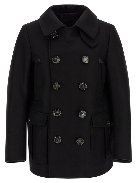 Dsquared² Black Wool Coat